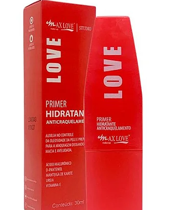 Primer Facial Hidratante Anticraquelamento Love Max Love