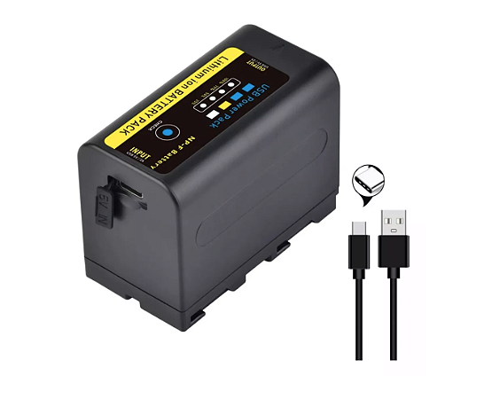 Bateria Batmax Np-f750 F770 5200mah Usb -preta