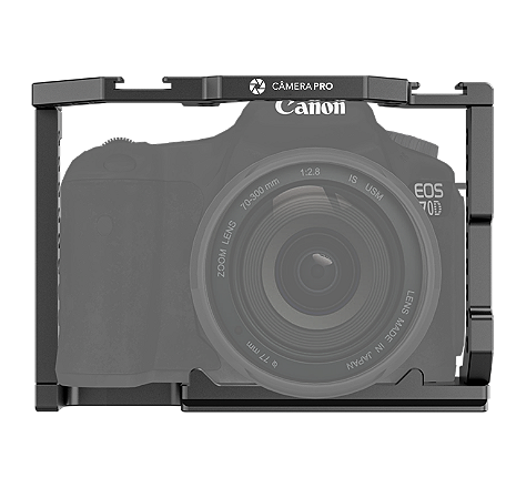 Cage Camerapro Em Aluminio P/ Canon 90d 80d 70d