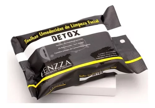 Lenço Umedecido Fenzza Detox – Pele Refrescante e Livre de Impurezas