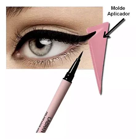 Delineador Caneta Essencial Com Molde Marcador - Labranche