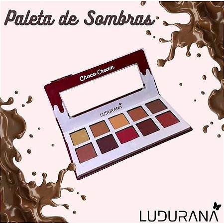 Paleta de Sombras Choco Cream - LANÇAMENTO - Ludurana