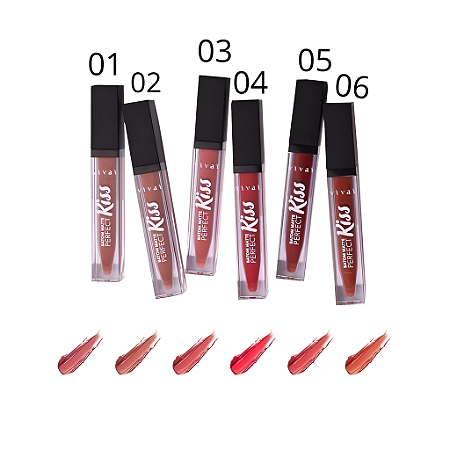 Batom Matte Perfect Kiss - Vivai