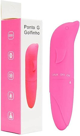 Vibrador Aveludado Golfinho –12cm