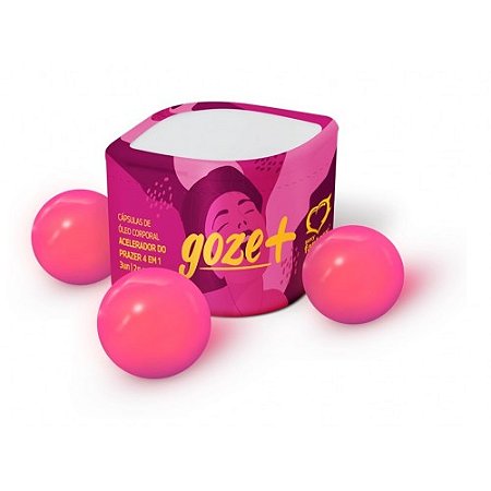 Bolinha Excitante Goze + - 3 unidades