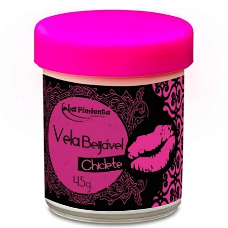 Vela Beijável Chiclete - 45g