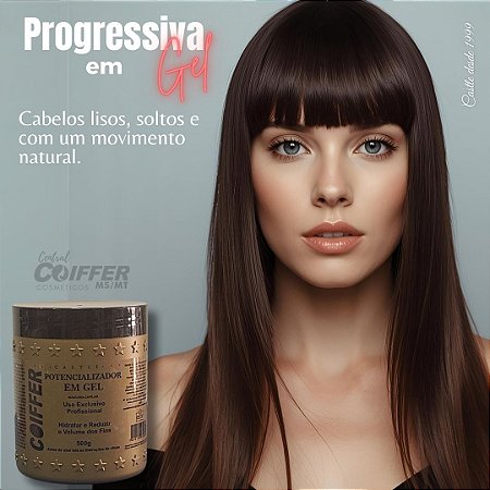 Progressiva em Gel 500g Coiffer C/Formol Cód.1196