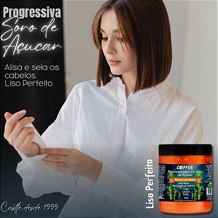 Progressiva em Soro de Açúcar 500g C/Formol Coiffer Cód. 3499
