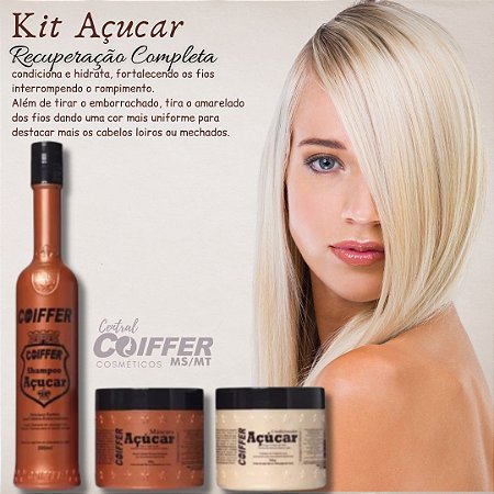 Kit Cliente Açucar c/ 3 unid. Coiffer Cód. 1035