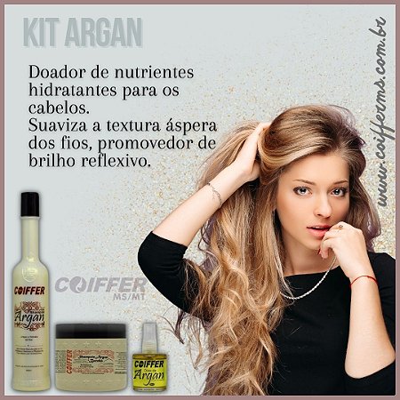 Kit Cliente Argan Coiffer C/ 3und. Cód. 0875