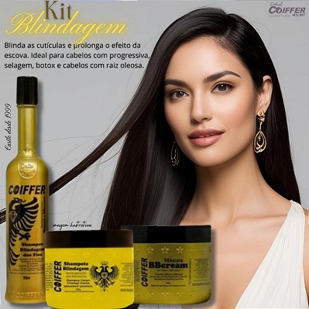 Kit Cliente Blindagem c/ 3 unid. Coiffer 1182
