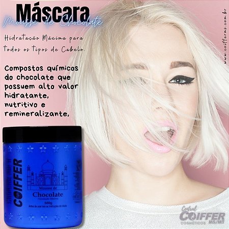 Máscara Mousse Chocolate 500g. Coiffer Cód. 1129