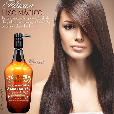 Máscara Liso Mágico Temporário 1 lt. Coiffer Cód. 5823