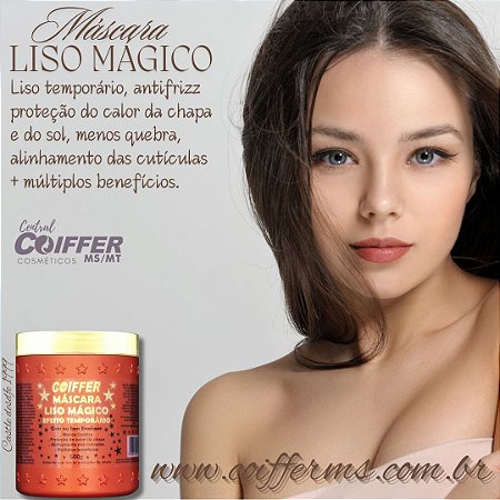 Máscara Liso Mágico 500g. COIFFER Cód. 5832