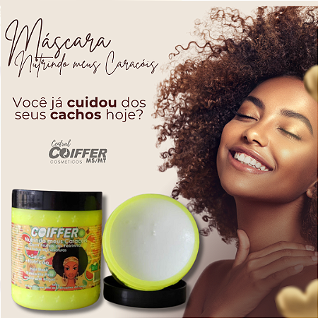Máscara Nutrindo Meus Caracóis 500g. Coiffer Cód. 2823