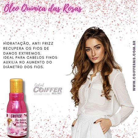 Óleo Química das Rosas 80 ml. Coiffer Cód. 3368