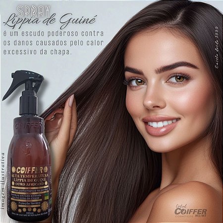 Protetor Térmico Perfumado Líppia De Guiné Coiffer 250ml Cód. 5706