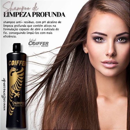 Shampoo Limpeza Profunda Blindagem os Fios 1lt. Coiffer Cód. 0450