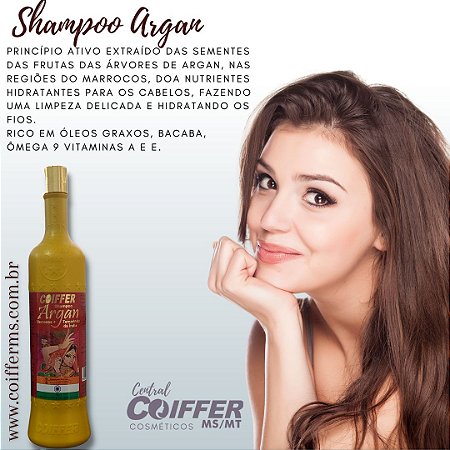 Shampoo Argan 1 lt. Coiffer Cód. 1303