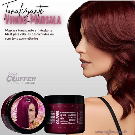 TONALIZANTE Mousse Marsala 350g. Coiffer Cód. 2668