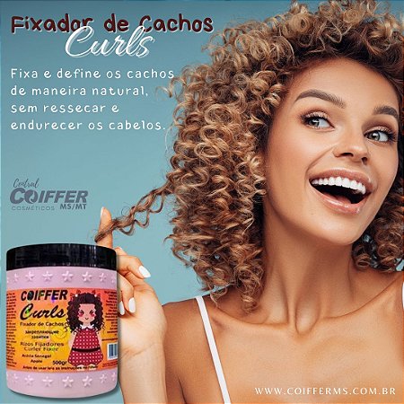 Fixador de Cachos Curls 500g. Coiffer Cód. 2786