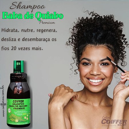 Shampoo Baba de Quiabo Premium 250 ml Coiffer cód. 5972