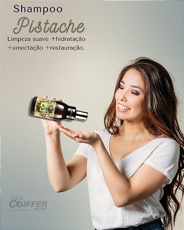 Shampoo Pistache 250ml. Coiffer Cód. 6317