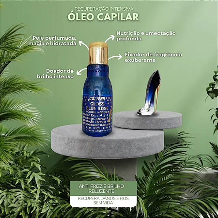 Óleo Blue Rose 80ml. Coiffer Cód. 5380