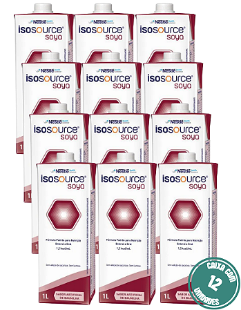 ISOSOURCE SOYA 1L NESTLE - 12 LITROS