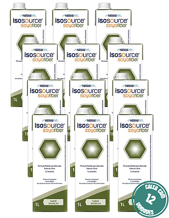 ISOSOURCE SOYA FIBER 1L NESTLE - 12 LITROS