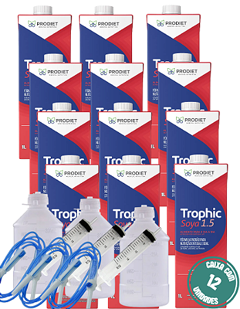 TROPHIC SOYA 1.5 1L PRODIET - 12 LITROS (EQUIPO, FRASCO E SERINGA)