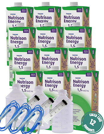 NUTRISON ENERGY 1.5 1L DANONE - 12 LITROS (EQUIPO, FRASCO E SERINGA)