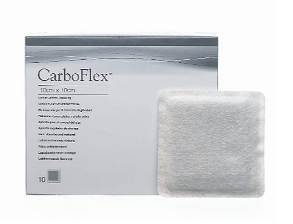 CURATIVO CARBOFLEX CARVAO ATIVADO 10X10CM CONVATE