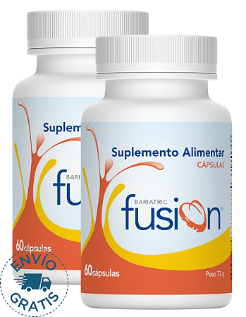 FRETE GRÁTIS - BARIATRIC FUSION VITAMINICO E MINERAL 60 CAP - 02 POTES