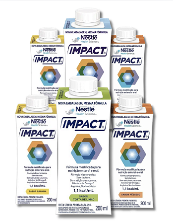 KIT 6 - IMPACT 200ML NESTLE (SABORES VARIADO