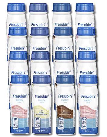 KIT 12 - FRESUBIN ENERGY DRINK 200ML FRESENIUS (SABORES VARIADOS)