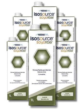 ISOSOURCE SOYA FIBER 1L NESTLE - 6 LITROS