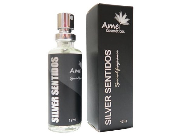 Perfume Amei Cosméticos Silver Sentidos - Inspirado Silver Scent