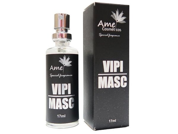 Perfume Amei Cosméticos Vipi Masc. - Inspirado 212 Vip Men