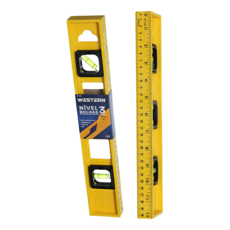 Nível 3 bolhas 40,7cm - Western