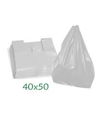 Sacola Branca Reforçada 40X50 - Pacote 5KG