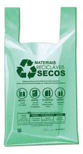 Sacola padrão  Prefeitura SP  Ecológica - 48X55 - Pacote 500UN