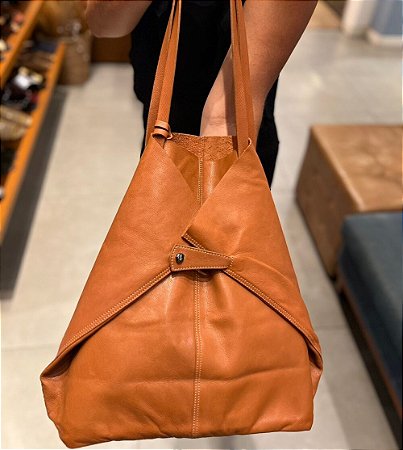 Bolsa Saco Pelica Caramelo