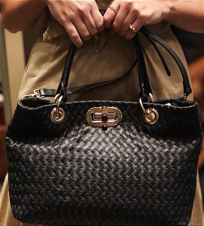 Bolsa Tresse Duplo Preta