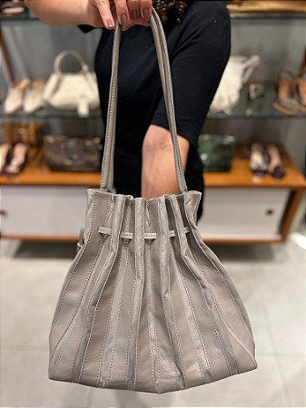 Bolsa Bucket Cinza