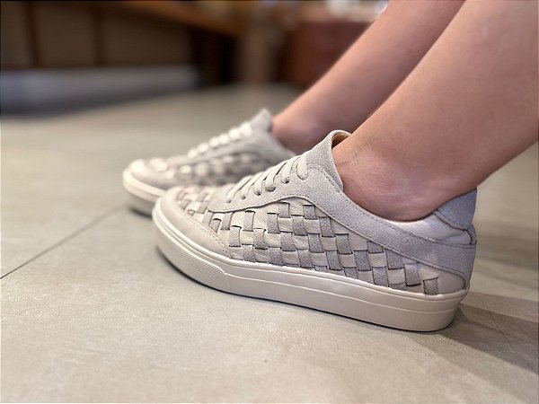 Tênis Tresse com Camurça