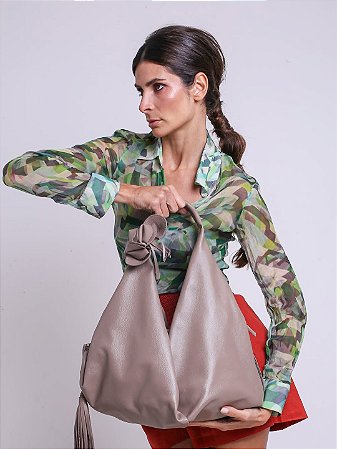 Bolsa Pelica Flor Nude