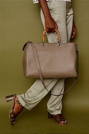 Bolsa Alça Bambu Nude