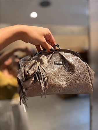 Bolsa Fechamento Vintage Prata