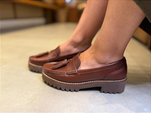 Sapato Mocassim Tratorado Barbicacho
